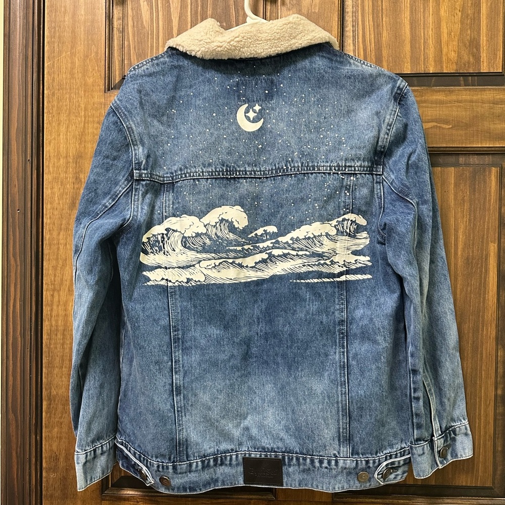 The Tubbo Moment Denim Jacket with Sherpa Lining